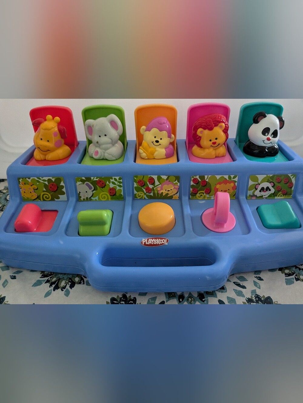 1995 Playskool Poppin Pals Activity Toy